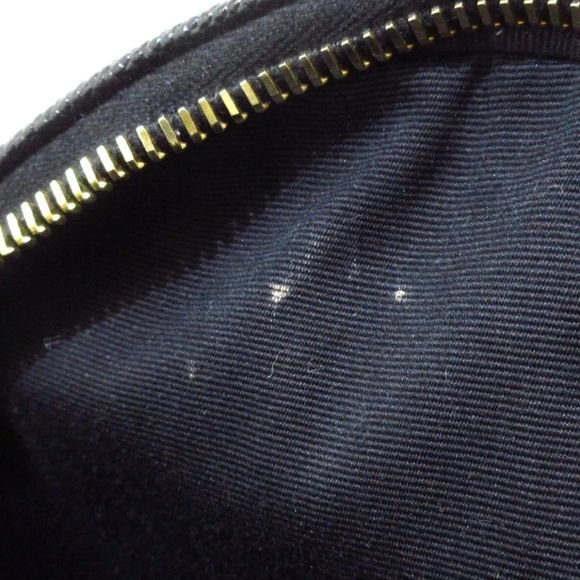 Auth SAINT LAURENT PARIS Vinyle  Black Leather Shoulder Bag - Picture 12 of 13